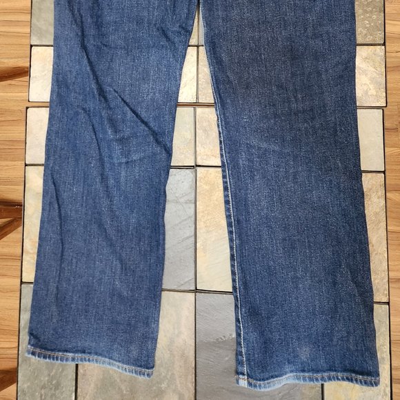 Lucky Brand Dungarees Vintage Straight Mens Size 36x32 Regular Dark Wash - Picture 4 of 4